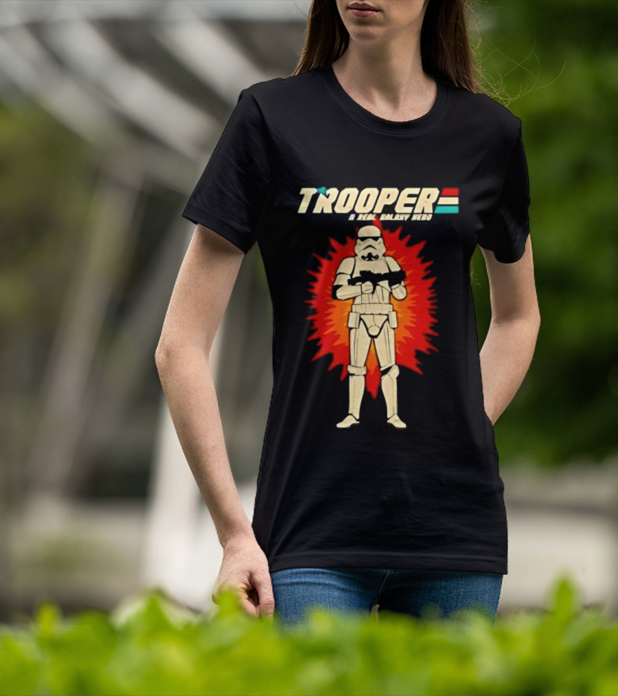 Stormtrooper X GI Joe Galaxy Hero Trooper Star Wars T-Shirt