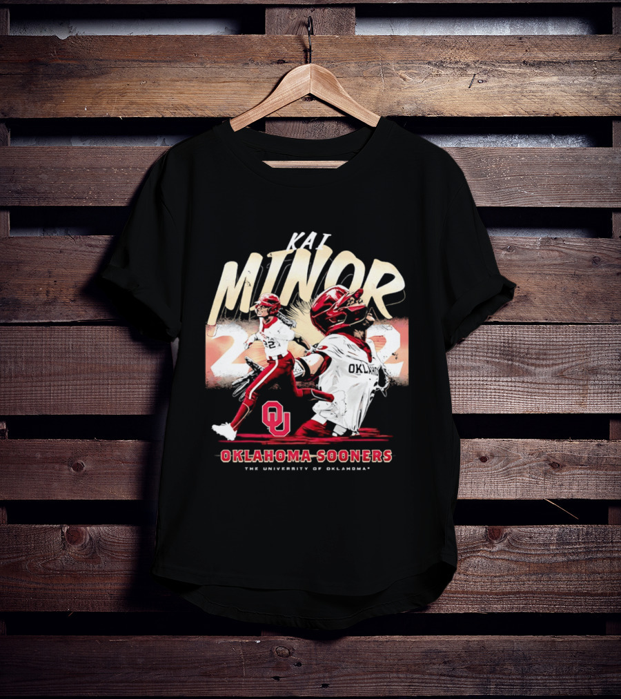 Kai Minor 2022 Oklahoma Sooners NCAA Softball The University Of Oklahoma T-Shirt