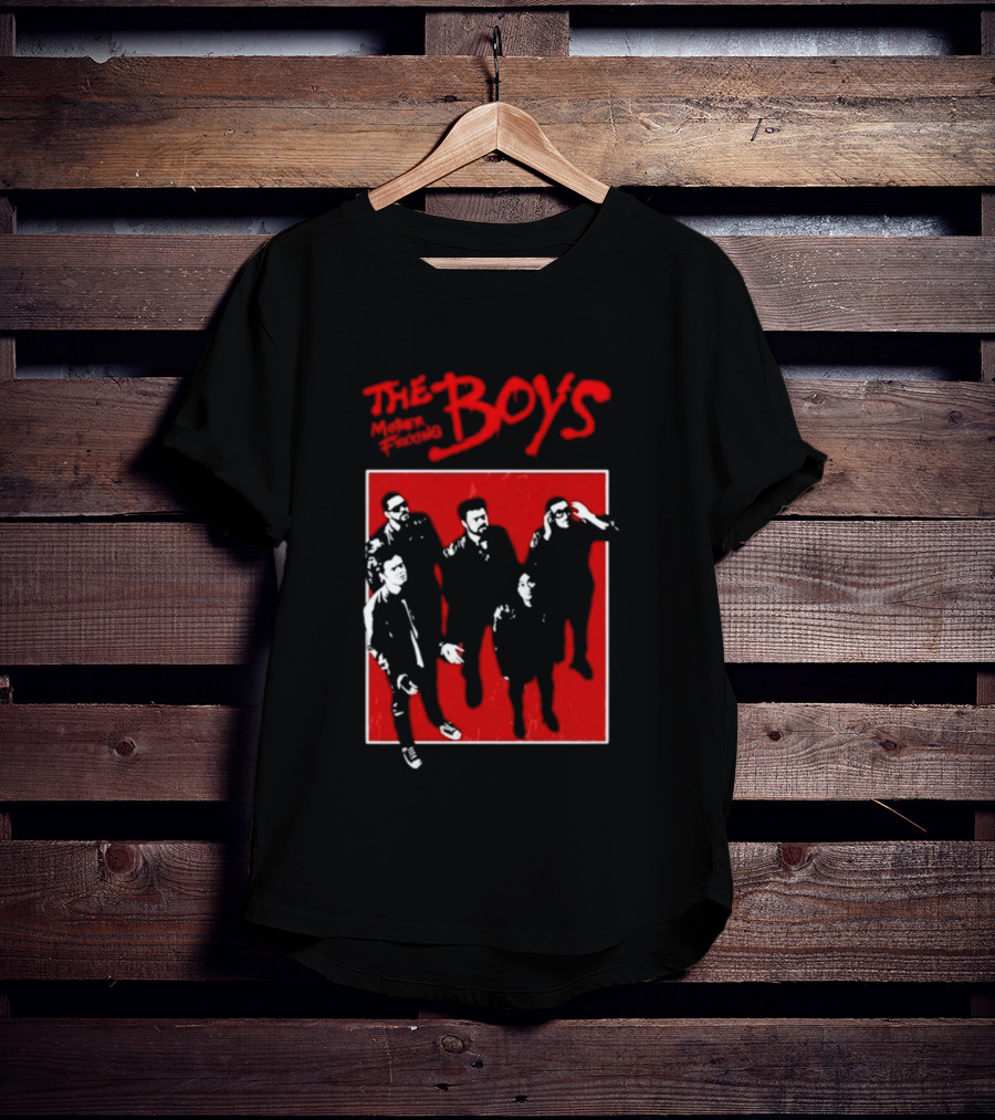 The Boys Mother Fucking Red Silhouette Cast T-Shirt