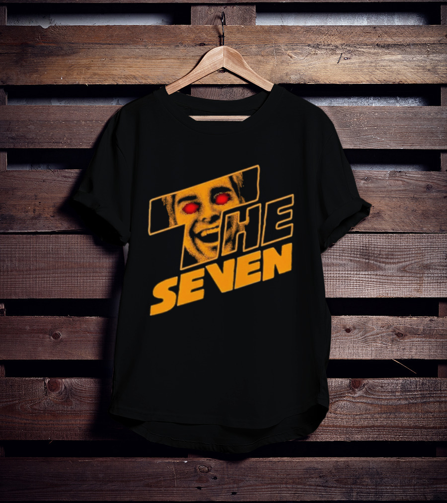 The Boys The Seven Homelander Red Eyes Yellow Face T-Shirt