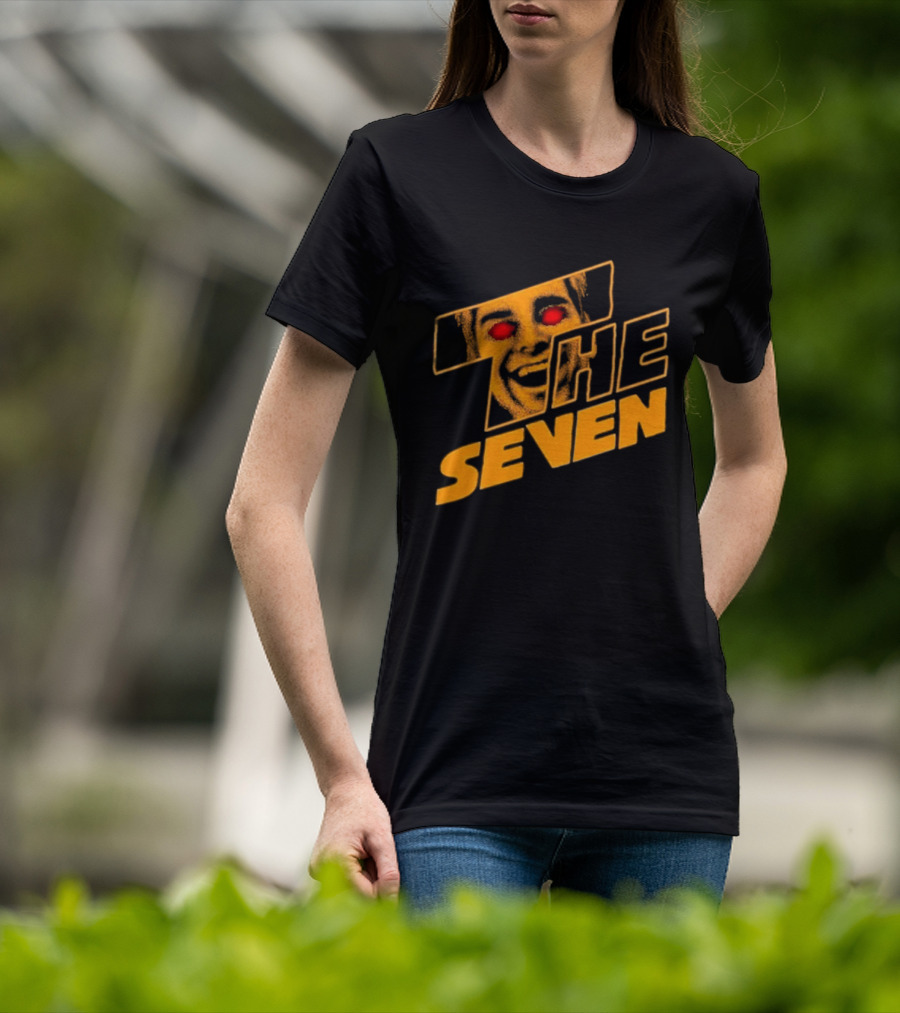 The Boys The Seven Homelander Red Eyes Yellow Face T-Shirt