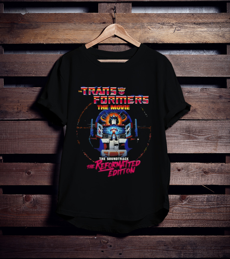 Transformers The Movie Soundtrack The Reformatted Edition Optimus Prime T-Shirt