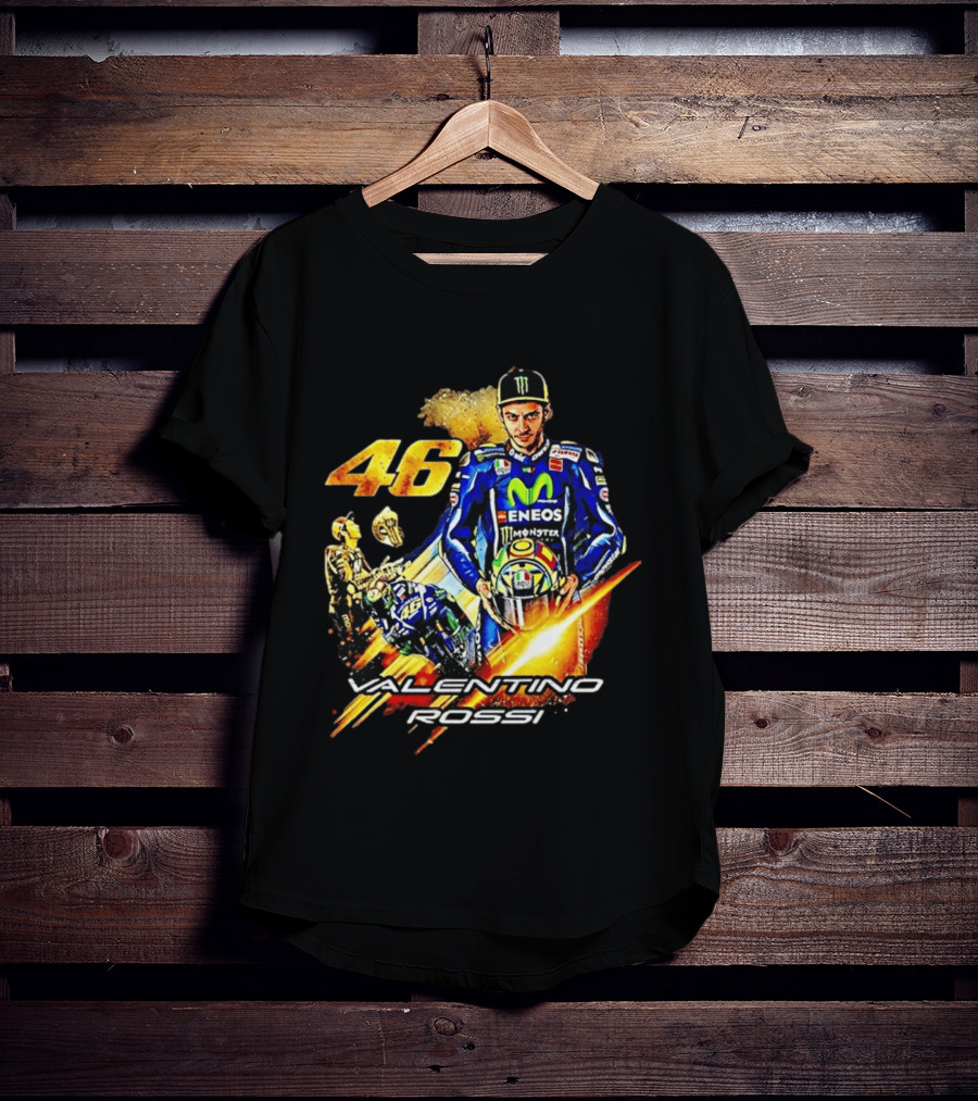 Valentino Rossi 46 MotoGP Eneco Monster Racing Legend T-Shirt