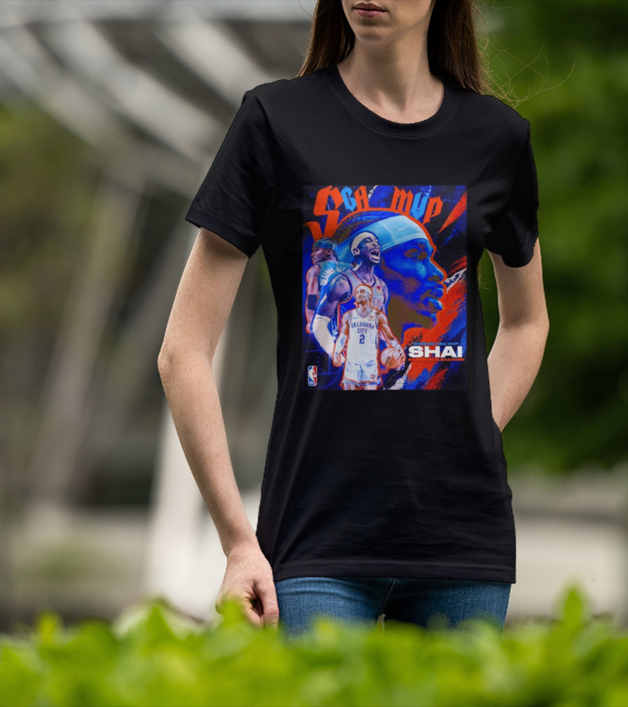 SGA MVP Shai Gilgeous Alexander Oklahoma City 2025 26 NBA MVP T-Shirt
