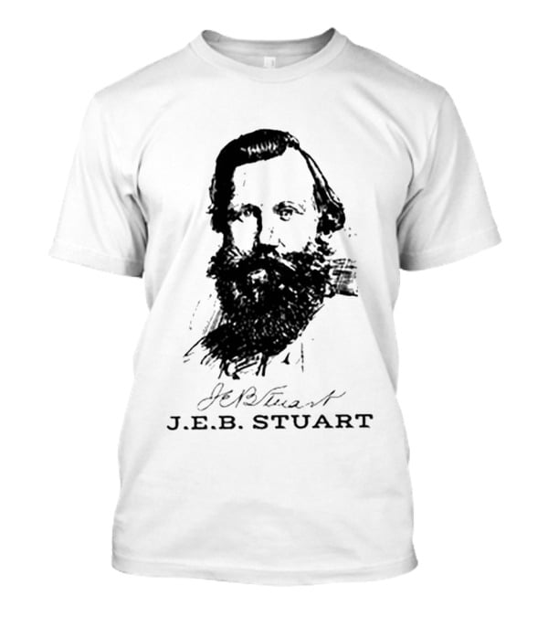 General J.E.B. Stuart Portrait Signature T-Shirt