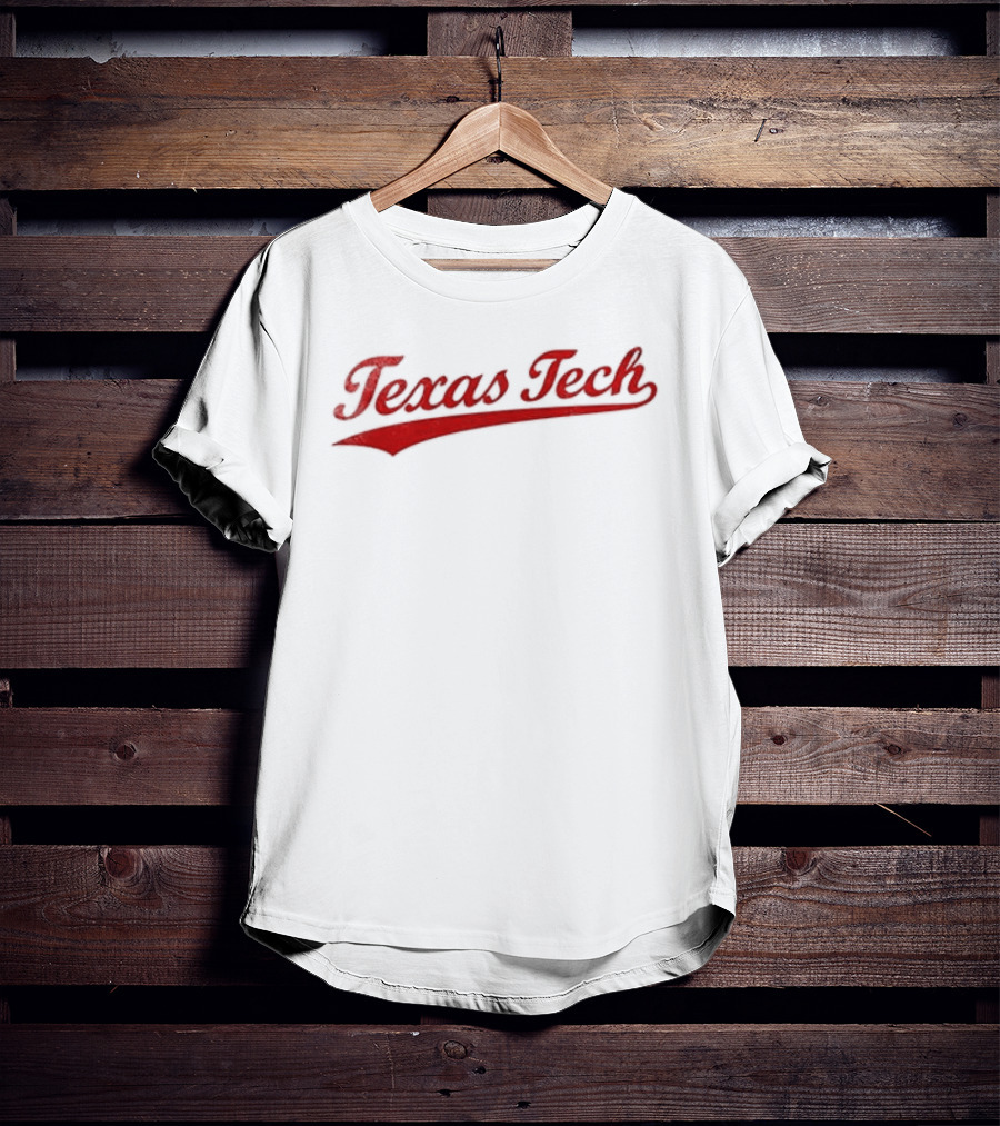 Texas Tech Red Raiders Softball Team Script T-Shirt