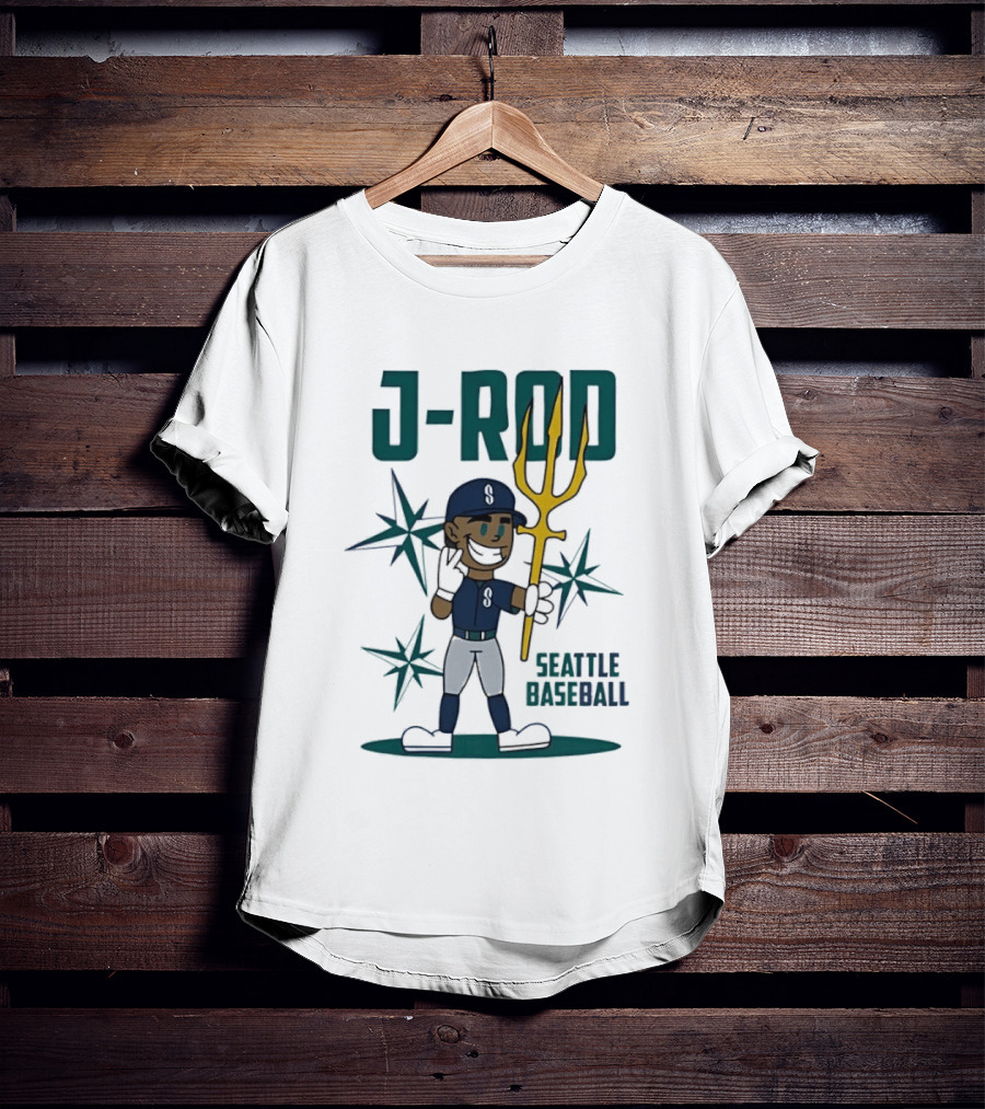 Julio Rodríguez J Rod Seattle Baseball MLB Players Mariners T-Shirt