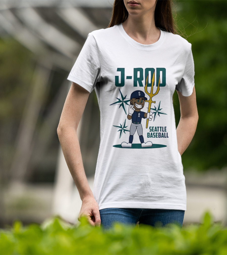 Julio Rodríguez J Rod Seattle Baseball MLB Players Mariners T-Shirt