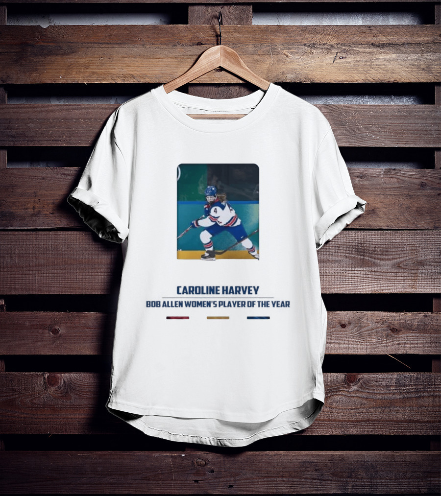 Caroline Harvey Bob Allen Women's Player Of The Year Ice Hockey USA Team 4 T-Shirt