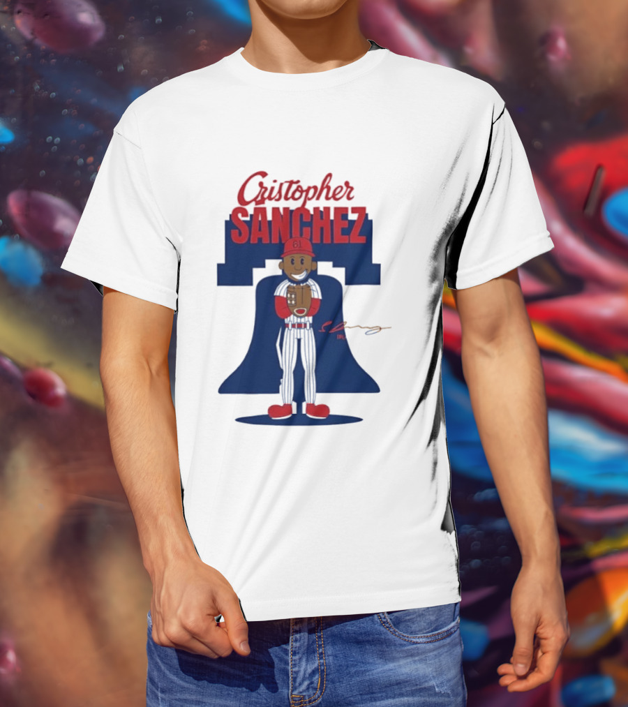 Cristopher Sanchez Philadelphia Phillies MLB Player Number 61 T-Shirt