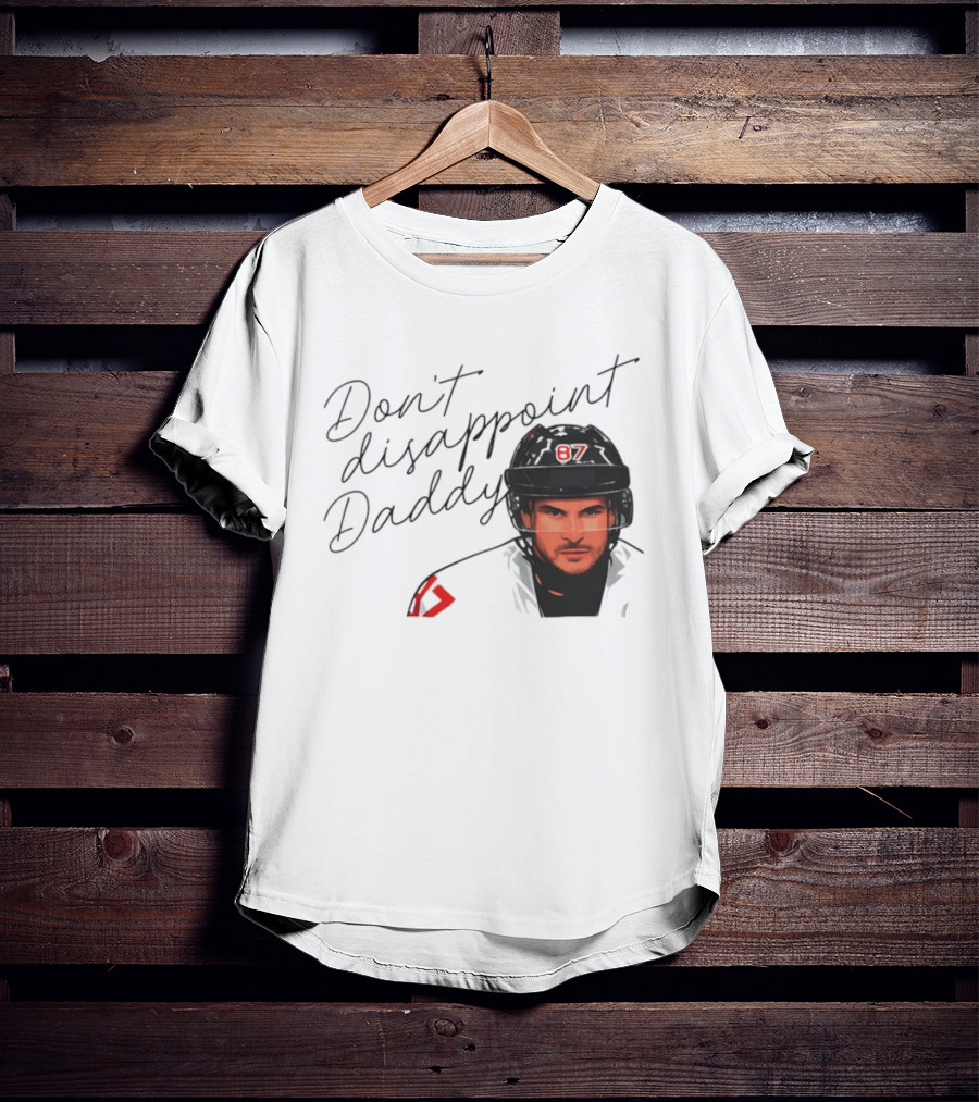 Don't Disappoint Daddy Sidney Crosby Hockey Legend 87 T-Shirt