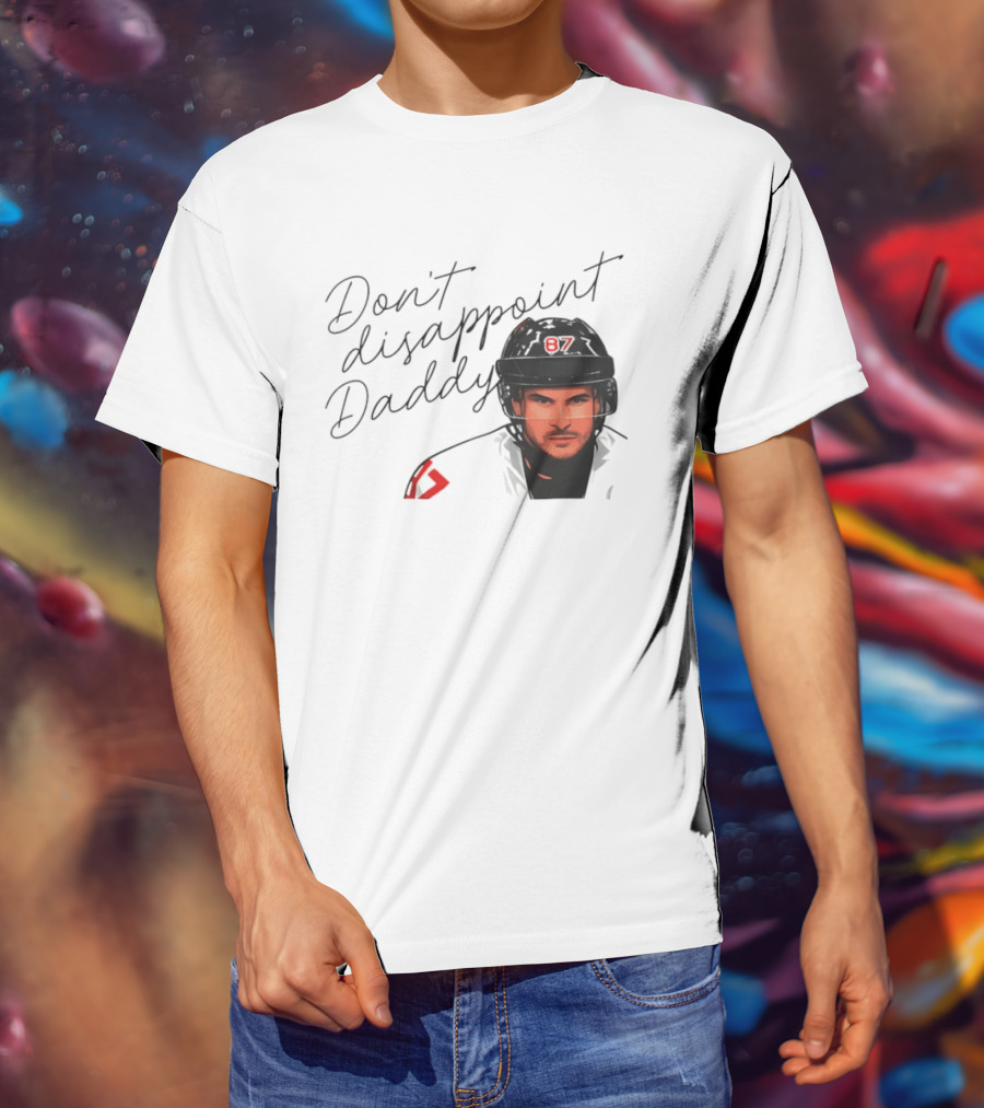 Don't Disappoint Daddy Sidney Crosby Hockey Legend 87 T-Shirt