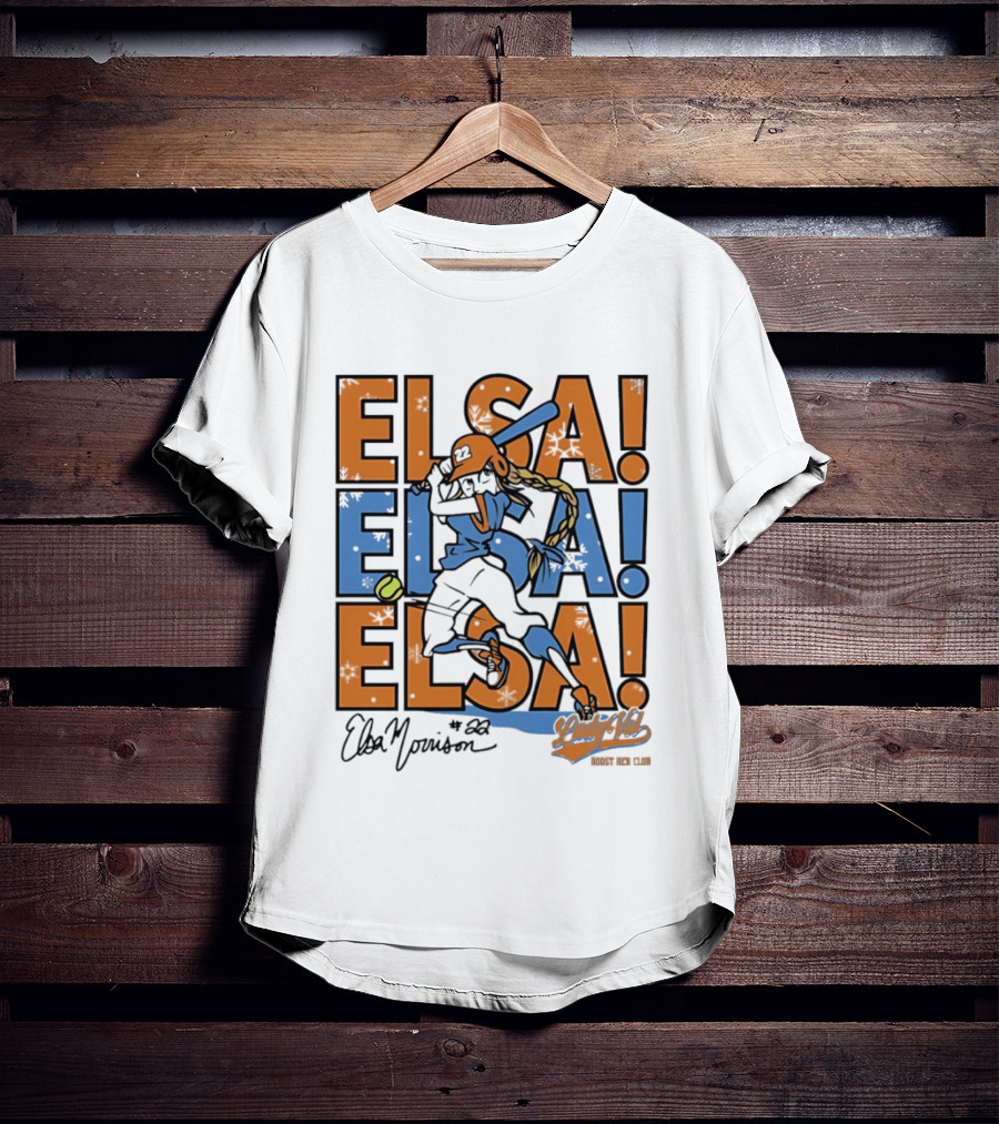 Elsa Morrison Lady Vol Tennessee Elsa 22 Boost Her Club T-Shirt
