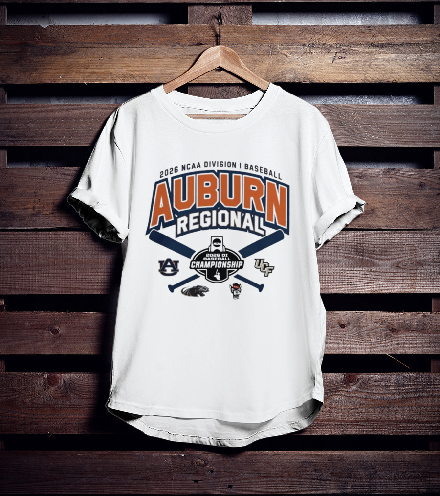 2026 NCAA Division I Baseball Auburn Regional Championship T-Shirt
