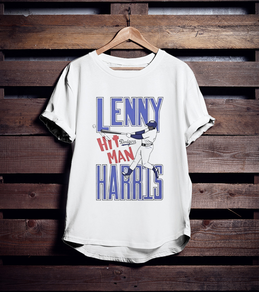 Lenny Harris Dodgers Hit Man Darryl Strawberry T-Shirt