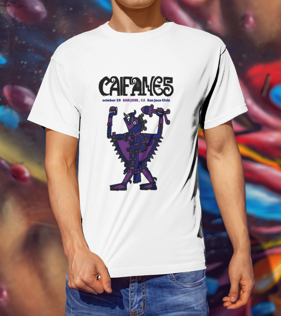 Caifanes October 29 2026 San Jose CA Concert T-Shirt
