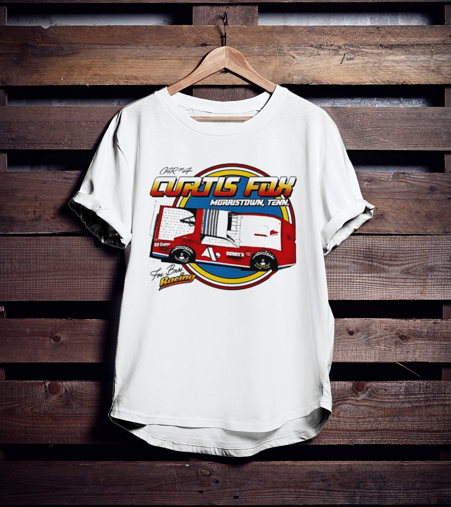Curtis Fox Morristown Tennessee Fox Bros Racing Car No 4 T-Shirt