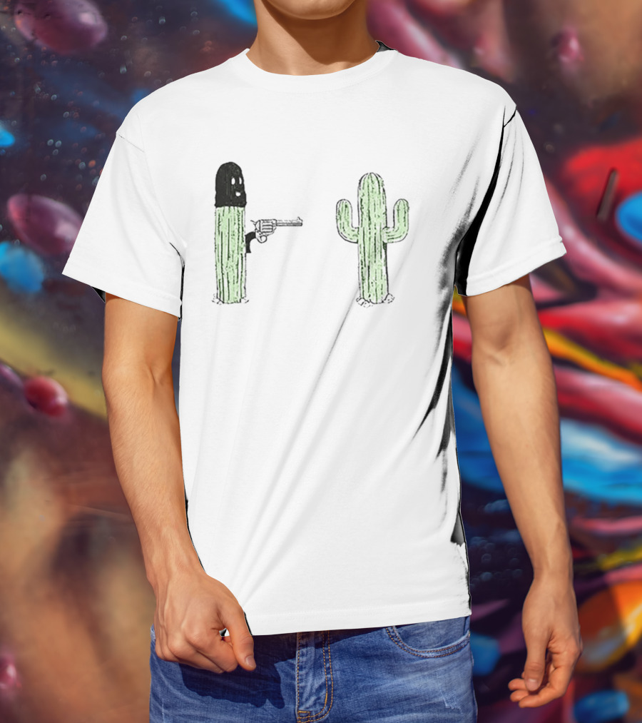 Phil Miller The Last Man On Earth Stick'em Up Cactus Duel T-Shirt