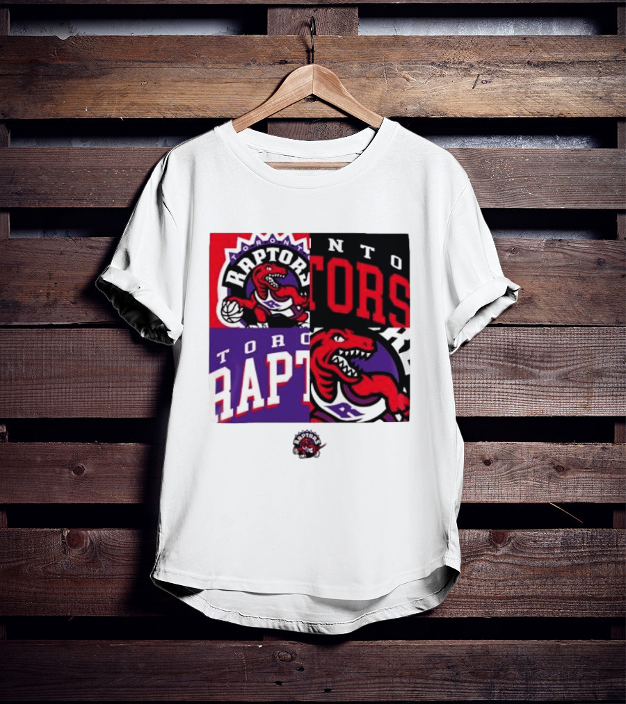 Toronto Raptors NBA Block Team Logo Graphic Raptors Basketball T-Shirt