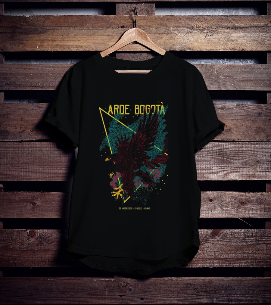 Arde Bogota May 28 2026 Fabrique Milan Italy Eagle Triangles Circles T-Shirt