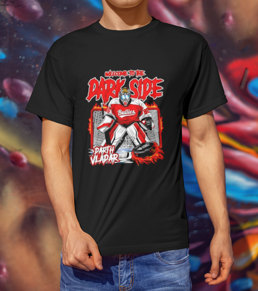Broad Street Bullies Welcome To The Dark Side Darth Vader Hockey T-Shirt