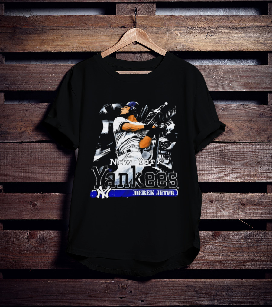Yankees Derek Jeter Career Highlights New York Baseball Legend T-Shirt