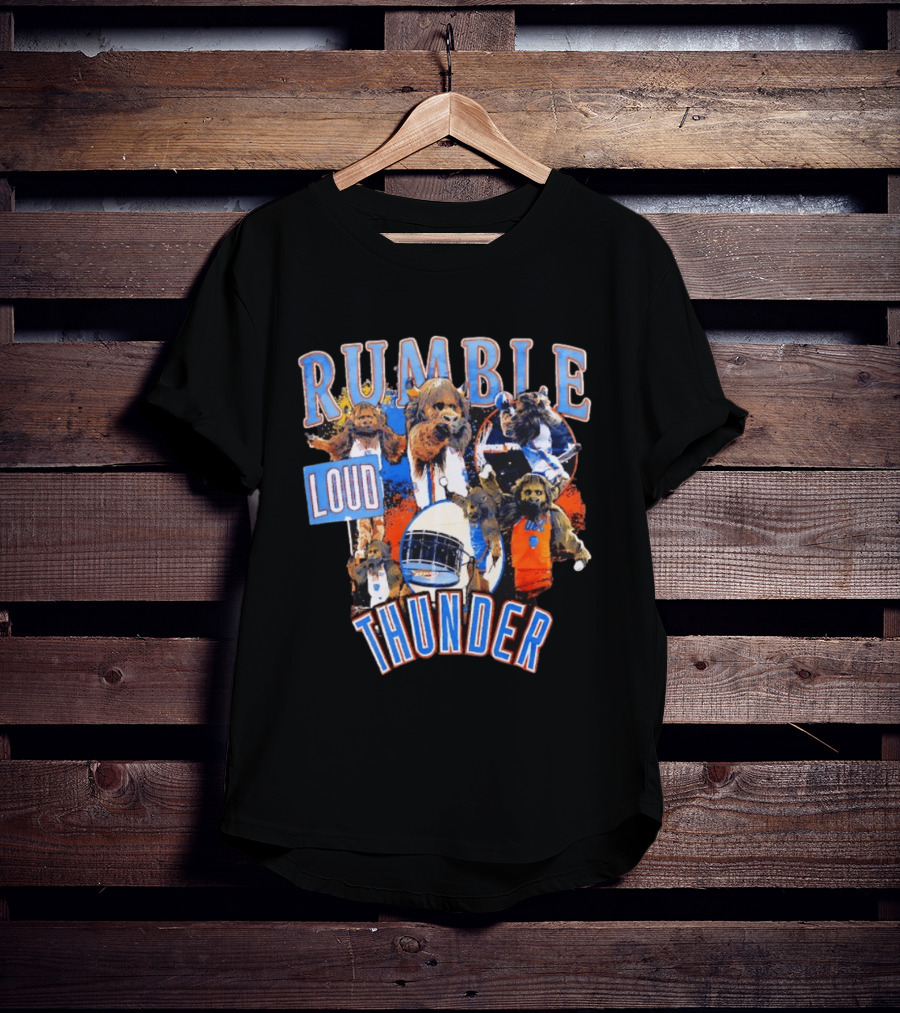 Rumble Loud Thunder Oklahoma City Crossroads T-Shirt