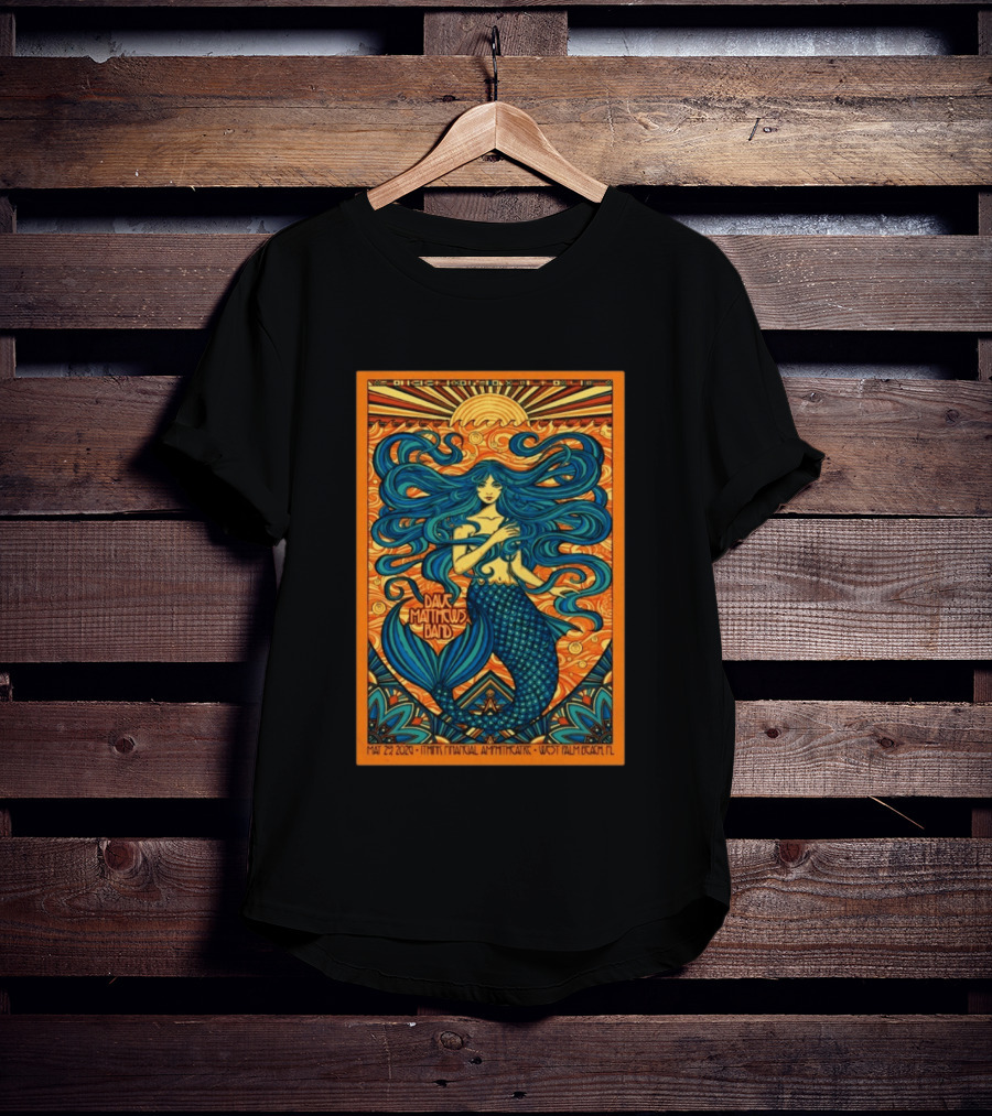 Dave Matthews Band May 29 2026 ITHINK Financial Amphitheatre West Palm Beach FL Mermaid T-Shirt