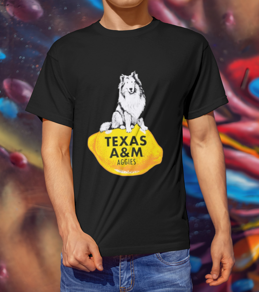 Texas A And M Aggies Husky Lemon T-Shirt