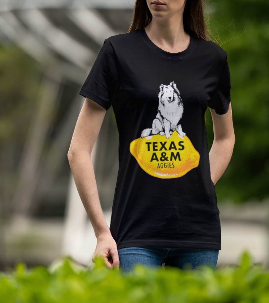 Texas A And M Aggies Husky Lemon T-Shirt