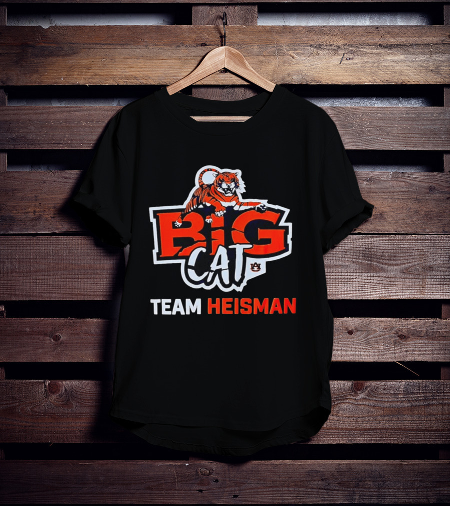 Auburn Big Cat Tiger Team Heisman T-Shirt
