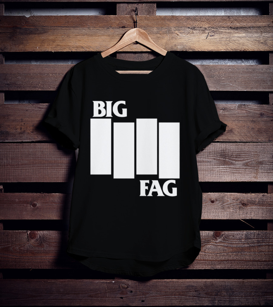 Big Fag Black Flag Bars 2026 T-Shirt