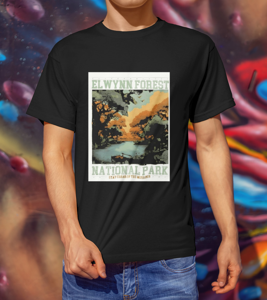 Elwynn Forest National Park Stay Clear Of The Murlocs T-Shirt