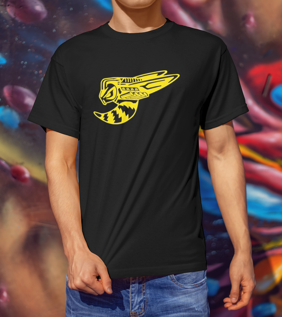 Supercharged Hornet Racing Style Yellow Black Hornet T-Shirt