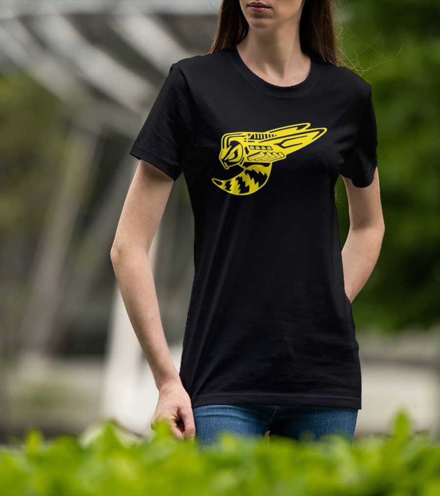 Supercharged Hornet Racing Style Yellow Black Hornet T-Shirt