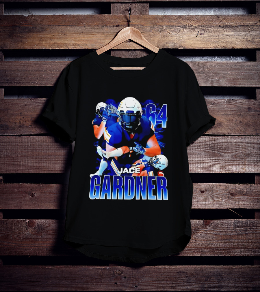 Jace Gardner 64 Football Lightning Sports T-Shirt