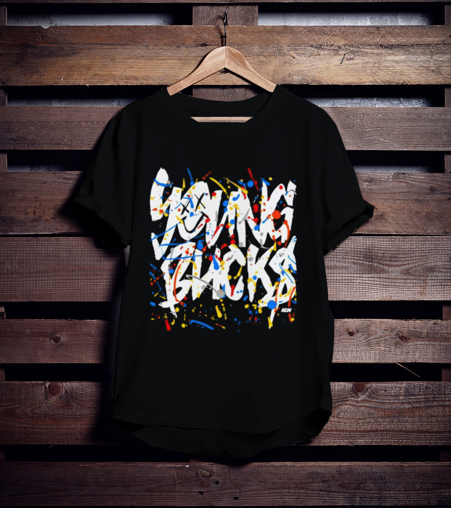 Young Bucks Colorful Splatter Street T-Shirt