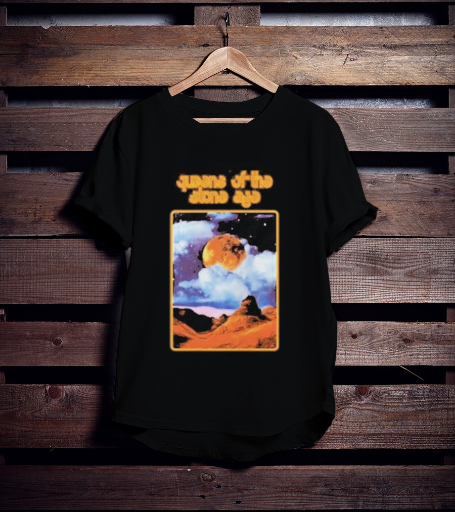 Queens Of The Stone Age Cosmic Moon Scene T-Shirt