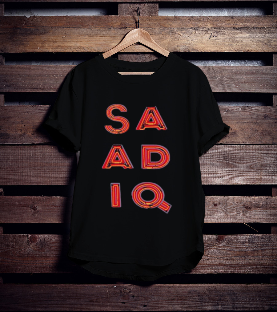 Raphael Saadiq Neon Stacked Letters T-Shirt