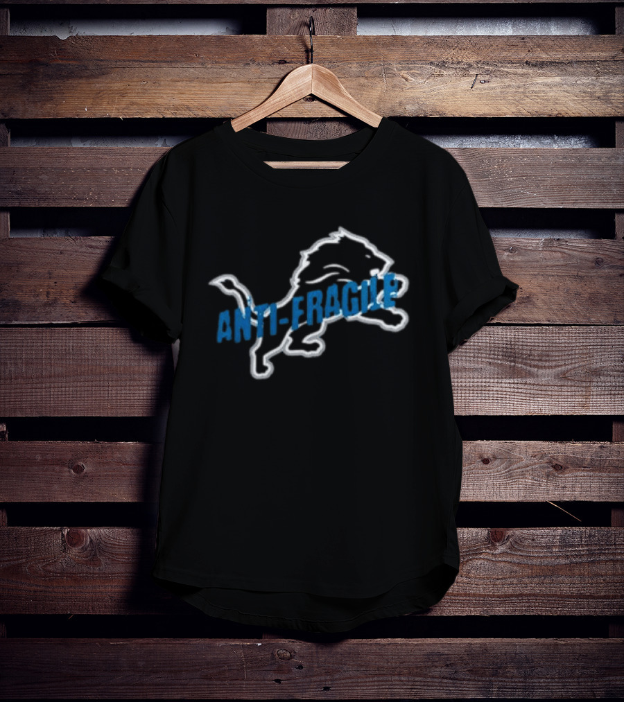Detroit Lions Anti Fragile Jack Campbell Linebacker Collaboration T-Shirt