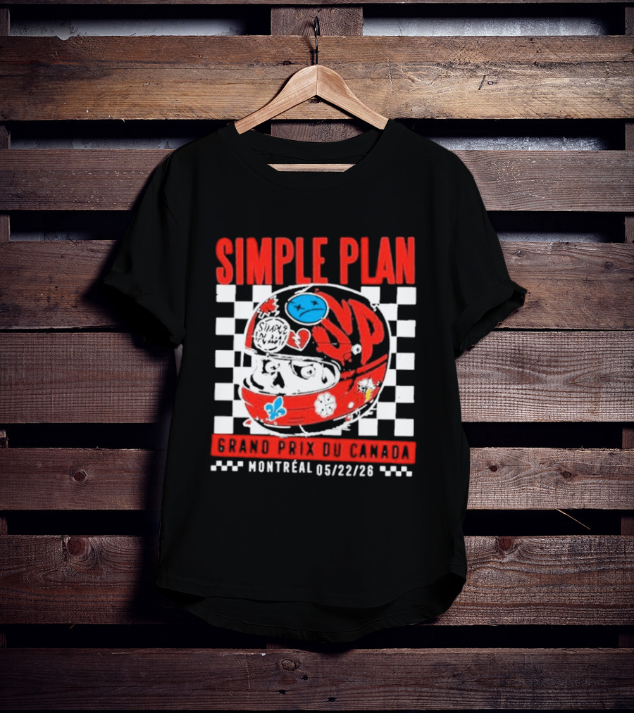 Simple Plan Grand Prix Du Canada Montreal 05/22/26 T-Shirt