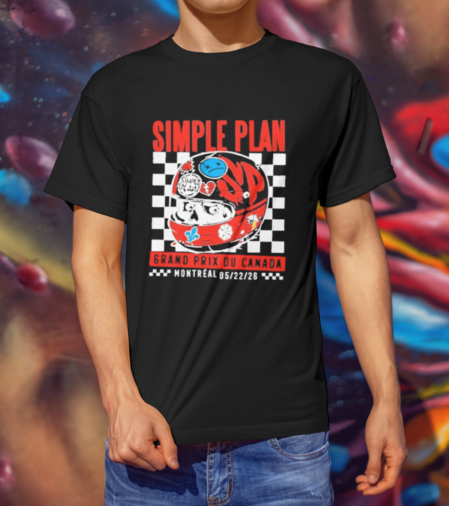Simple Plan Grand Prix Du Canada Montreal 05/22/26 T-Shirt