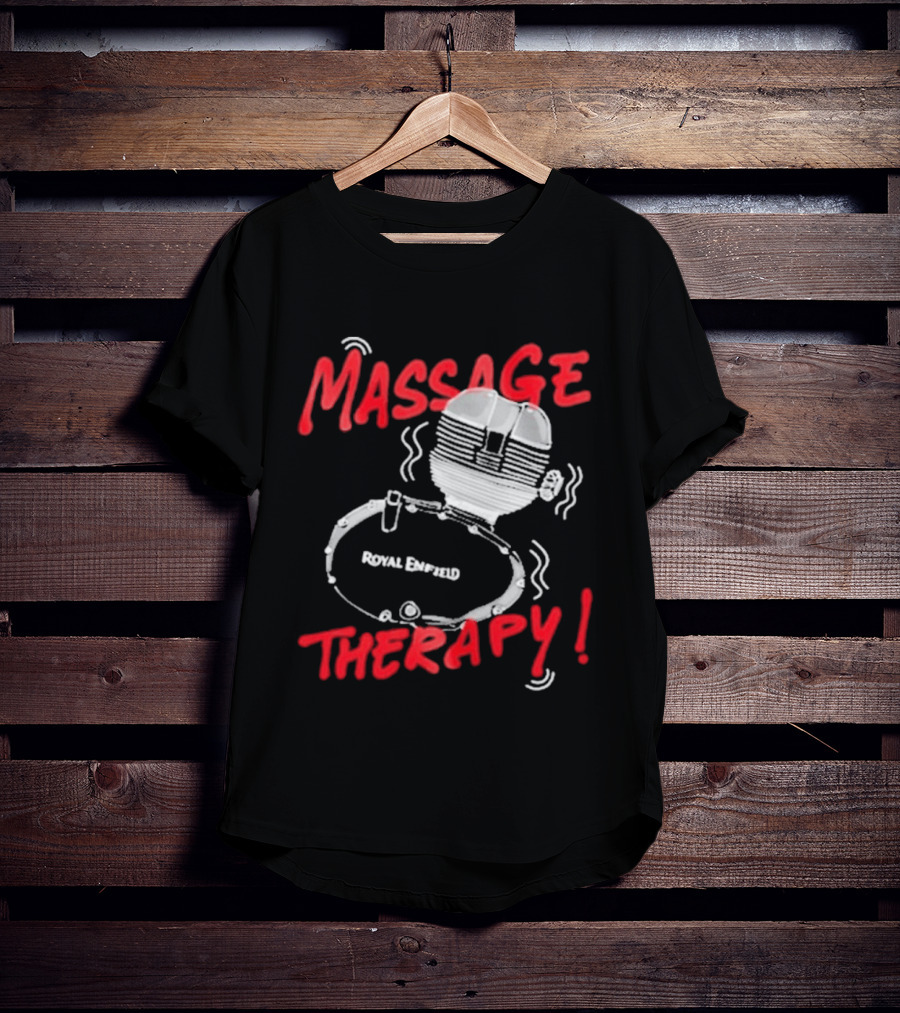 Srinivas Ganesh Royal Enfield Massage Therapy T-Shirt