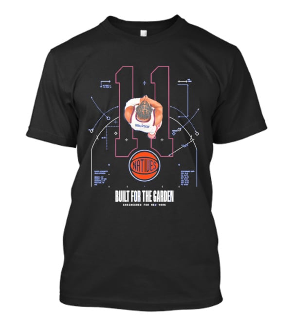Jalen Brunson Knicks Number 11 Attitude Built For The Garden T-Shirt
