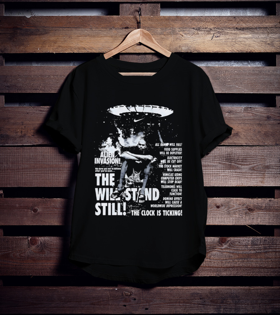 Victor Wembanyama San Antonio Spurs Alien Invasion The Will Stand Still The Is Ticking T-Shirt