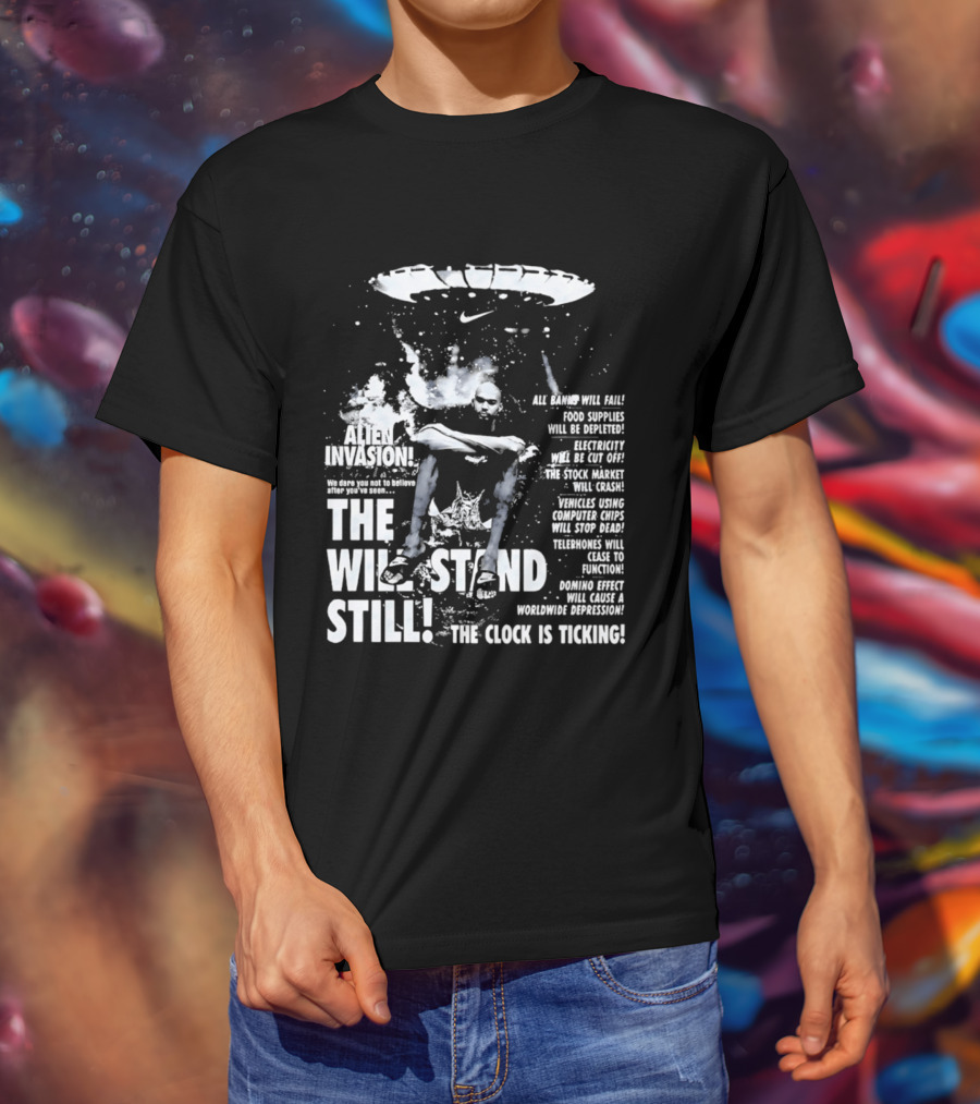 Victor Wembanyama San Antonio Spurs Alien Invasion The Will Stand Still The Is Ticking T-Shirt