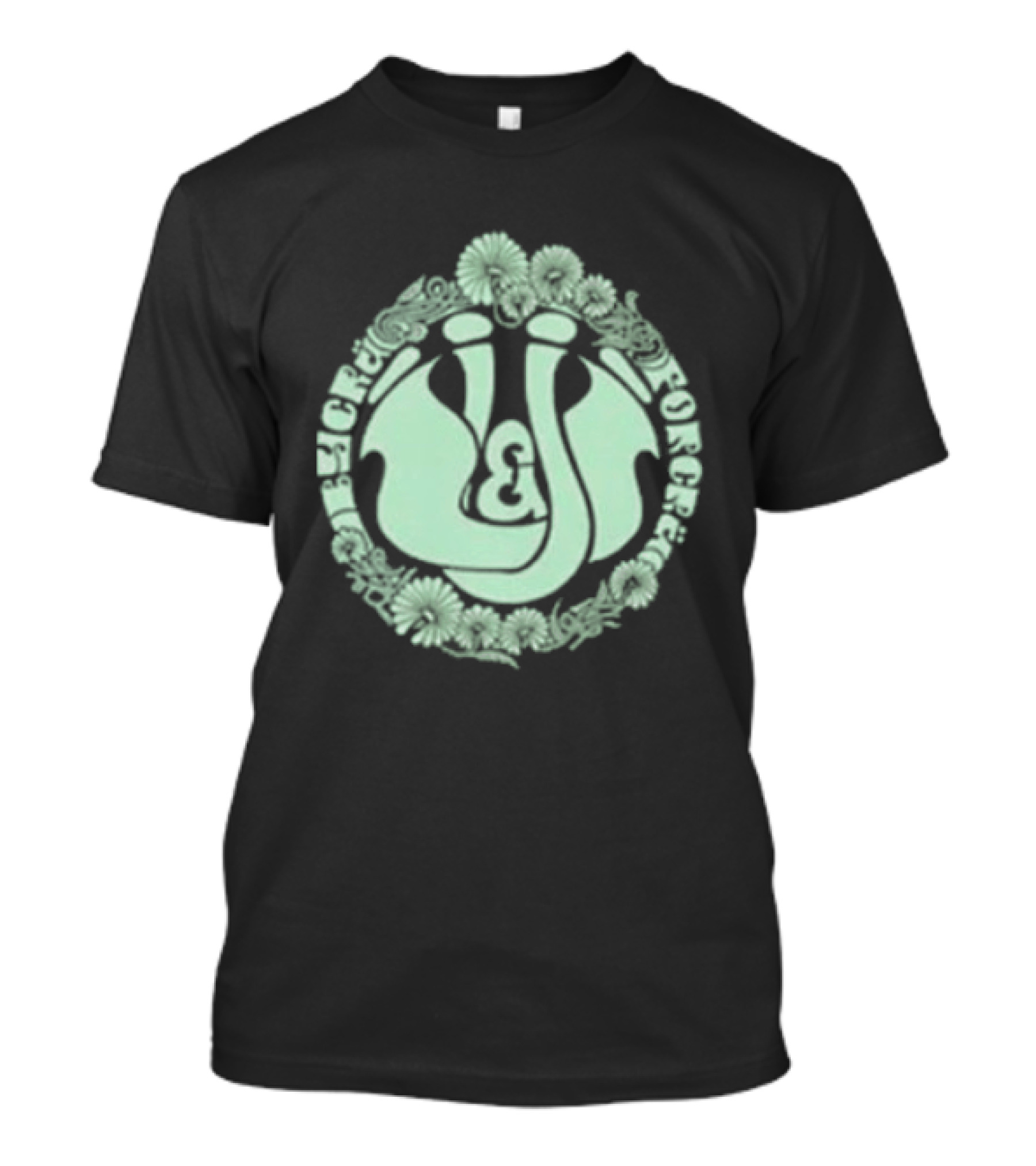 Massenomics Unpaid And Underrated Flowered Circular T-Shirt