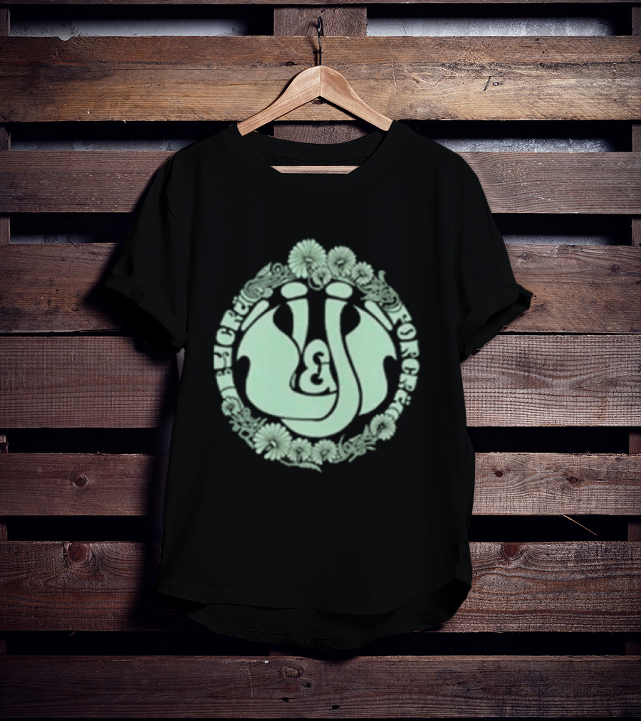 Massenomics Unpaid And Underrated Flowered Circular T-Shirt