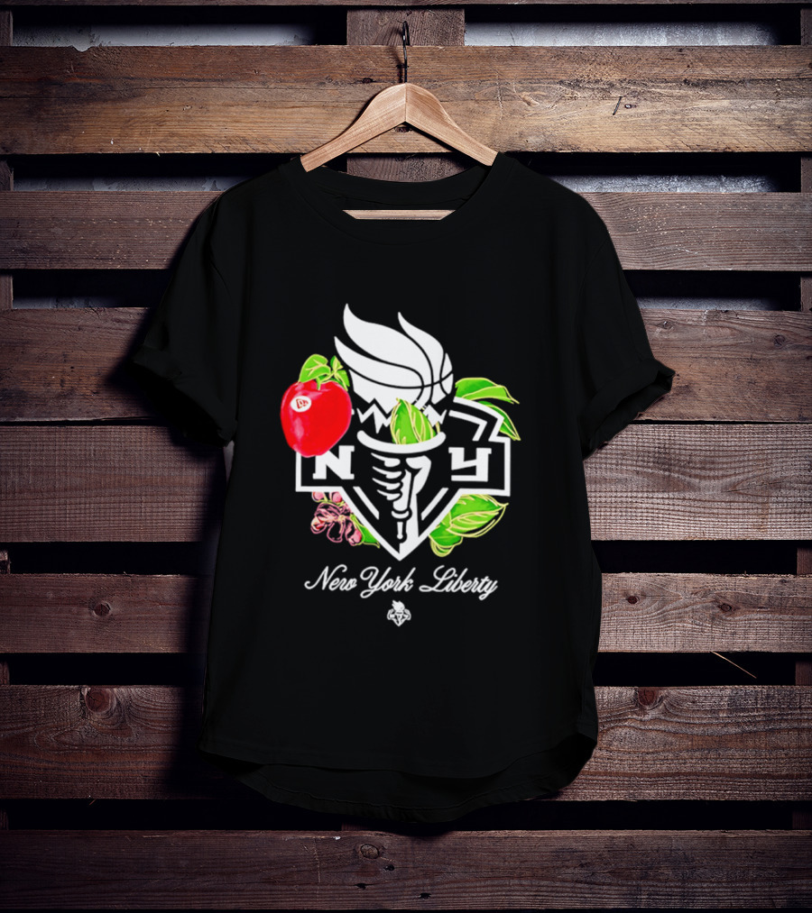 New York Liberty Floral Fruit Capsule Collection T-Shirt