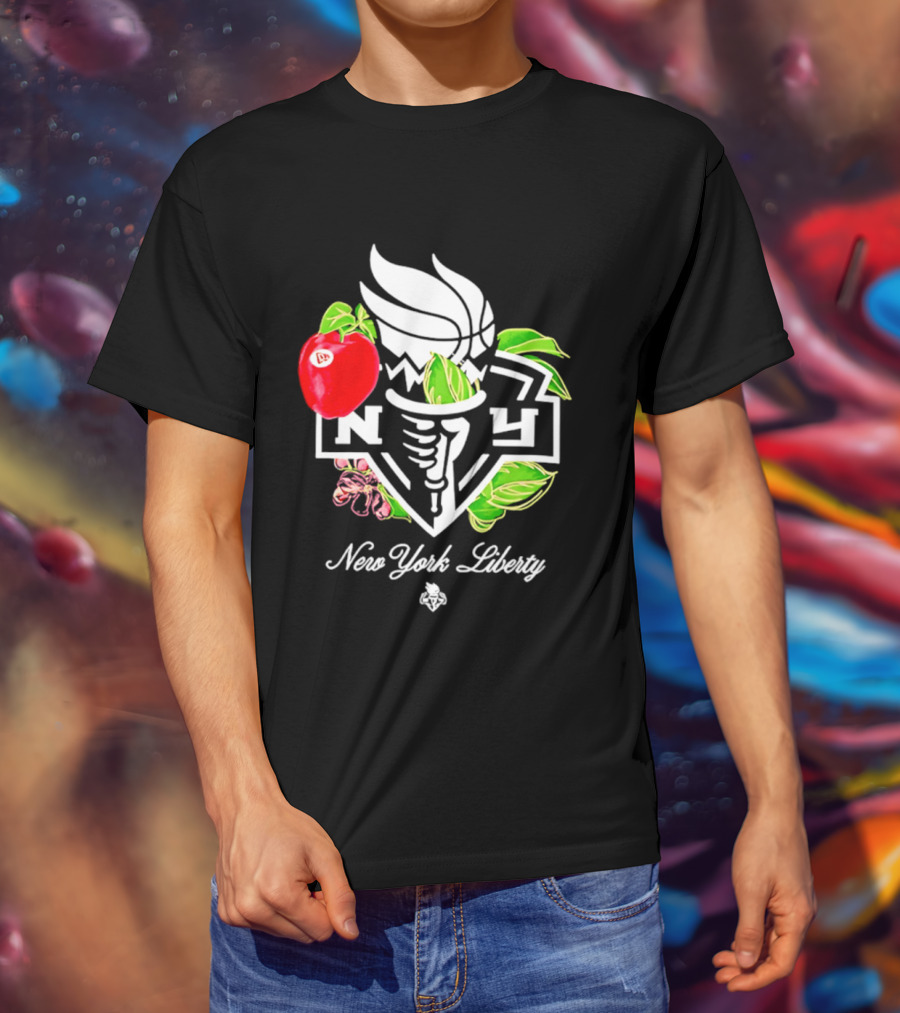 New York Liberty Floral Fruit Capsule Collection T-Shirt